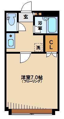 スピカ中山 915240(1K/3階)の間取り写真