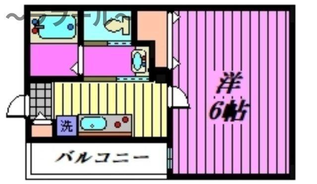 MARKDUO新狭山(1K/1階)の間取り写真