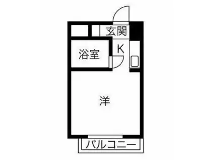 プレアール長吉出戸(ワンルーム/4階)の間取り写真