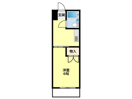 サンヨウマンション(1K/2階)の間取り写真