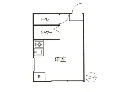 アーパンプレイス駒込A(ワンルーム/1階)の間取り写真