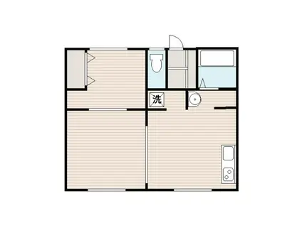 エルピス(2LDK/2階)の間取り写真