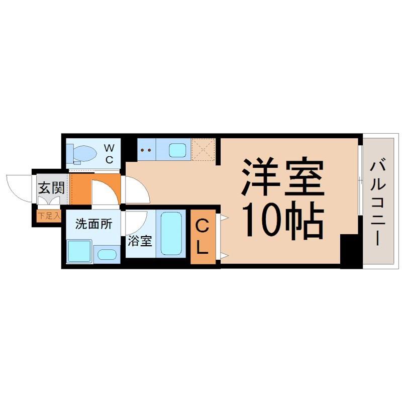 SD COURT KANAYAMA(ワンルーム/13階)の間取り写真