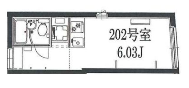 ゴールドレジデンシア大塚(ワンルーム/2階)の間取り写真