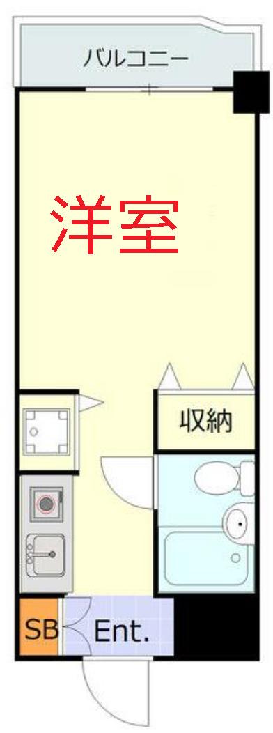 ライオンズマンシヨン仲六郷(ワンルーム/3階)の間取り写真