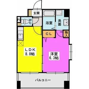 ラヴィ ヌーヴォ(1LDK/2階)の間取り写真