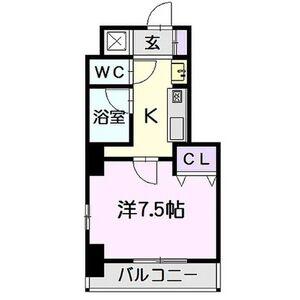 C&Mノリタケ(1K/4階)の間取り写真