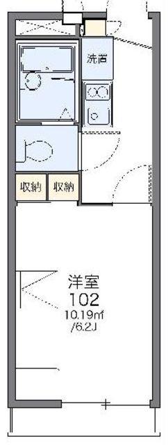 レオパレス小茂根(1K/3階)の間取り写真