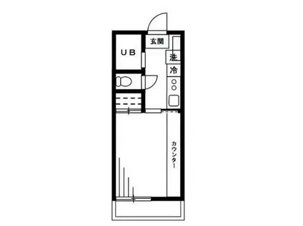 AMICALSHINOHARA(1K/2階)の間取り写真