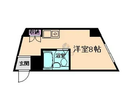 ベストレジデンス曽根駅前(ワンルーム/3階)の間取り写真