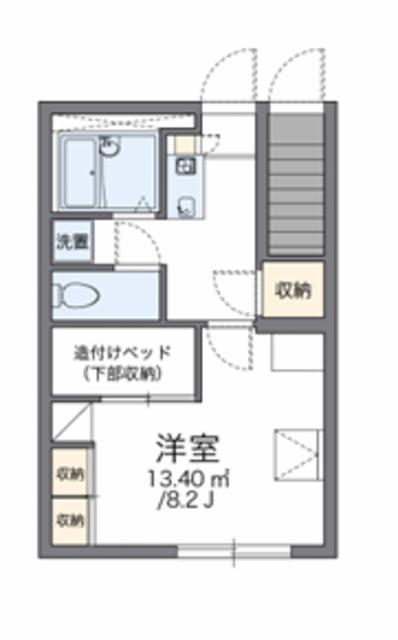 レオパレスYOSHINO(1K/1階)の間取り写真