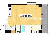 ルフォンT平之町(ワンルーム/2階)の間取り写真