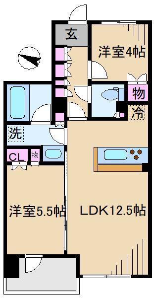 ブランシエスタ王子(1SLDK/7階)の間取り写真