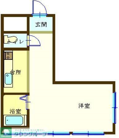 東松山FT駅前ビル(ワンルーム/5階)の間取り写真