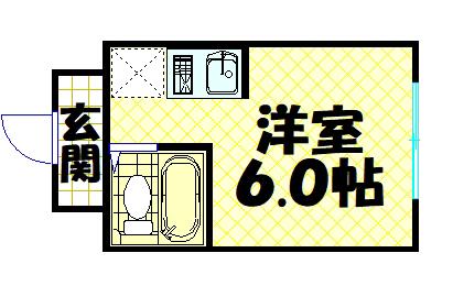 セント高津(ワンルーム/7階)の間取り写真