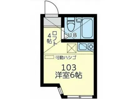 ユナイト南太田ジェラール・ピケ(ワンルーム/1階)の間取り写真