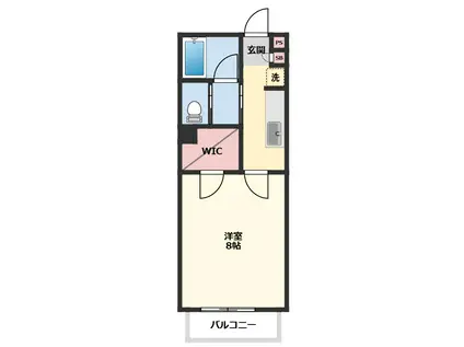 エターナル・テスタ(1K/1階)の間取り写真