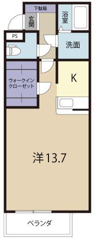 ITS YSI(1K/3階)の間取り写真