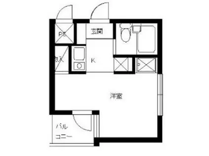 スカイコート西川口第5(ワンルーム/7階)の間取り写真