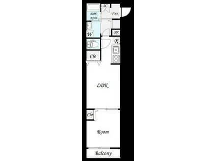 クオーレ我孫子2(1LDK/3階)の間取り写真