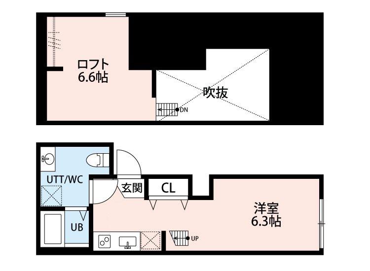 都営大江戸線 両国駅 徒歩8分 2階建 築12年(ワンルーム/1階)の間取り写真