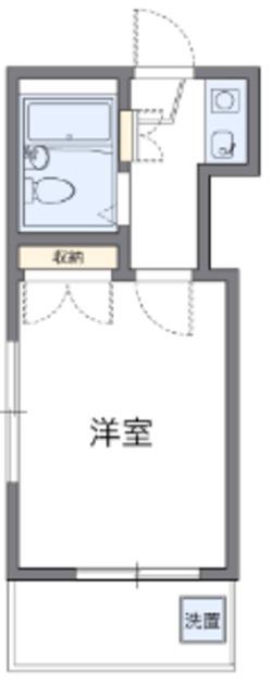 レオパレス朝霞第1(1K/2階)の間取り写真
