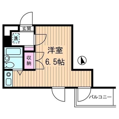 共立リライアンス上野町Ⅰ(ワンルーム/5階)の間取り写真