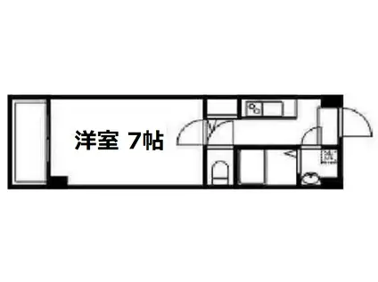 GO PALACE FUKUSHIMA(1K/5階)の間取り写真