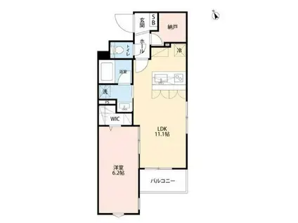 VRD姫路(1SLDK/4階)の間取り写真