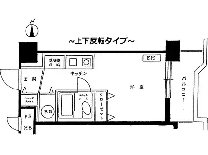 ラ・パルフェ・ド・札幌(ワンルーム/3階)の間取り写真