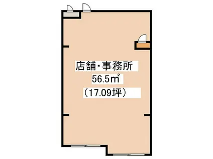 サンハイツ(ワンルーム/1階)の間取り写真