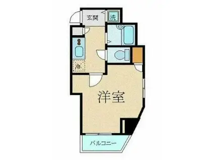 スカイコート後楽園第5(1K/7階)の間取り写真