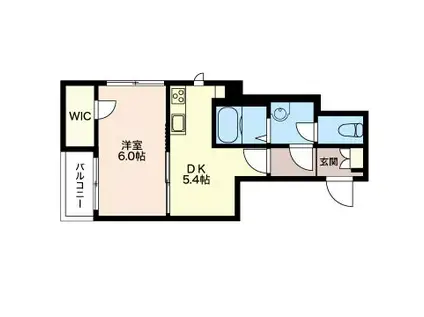 HIRO MAISON 加賀(1DK/3階)の間取り写真