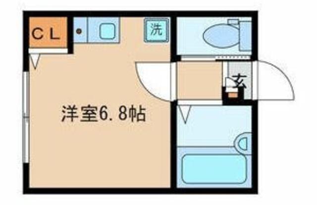 エクセルコート上石神井(ワンルーム/3階)の間取り写真