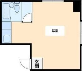 オックスフォード今川(ワンルーム/3階)の間取り写真