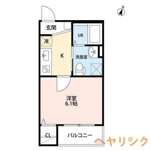 REGALO OBATA(1K/3階)の間取り写真
