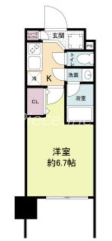 レジディア新大阪(1K/10階)の間取り写真