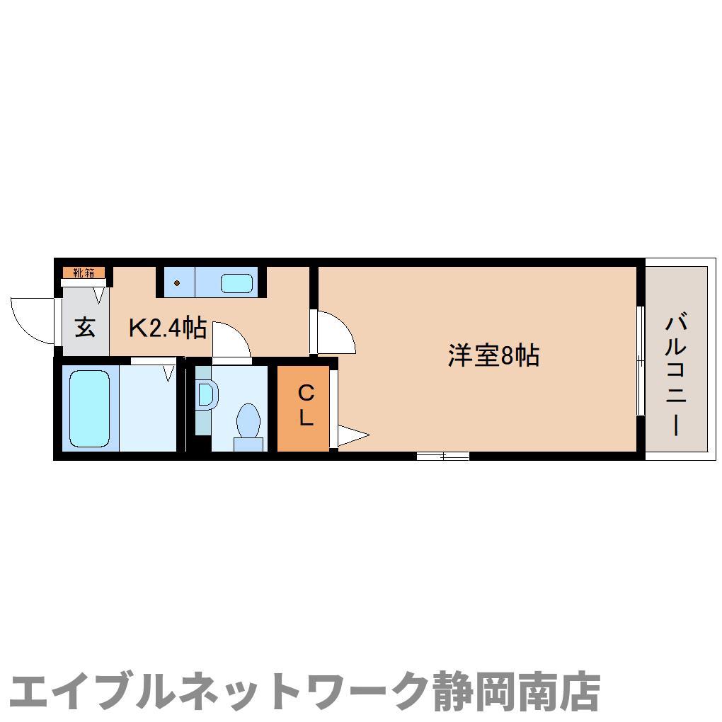OZハウス(1K/1階)の間取り写真