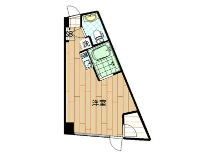 ドミトリー和光(ワンルーム/5階)の間取り写真