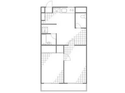 グレース百合丘(2LDK/1階)の間取り写真