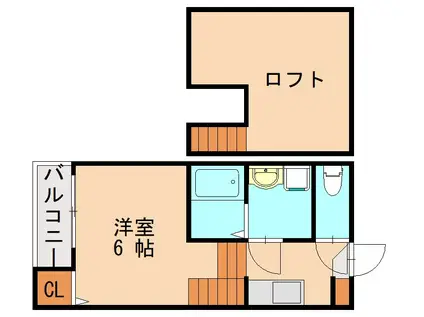 ドイ・スクエア(1K/1階)の間取り写真