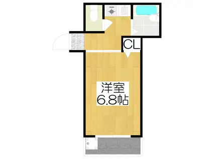 ACメゾン藤ノ森(1K/3階)の間取り写真