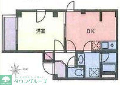 BCASA熊谷VRE-BORN(1DK/1階)の間取り写真