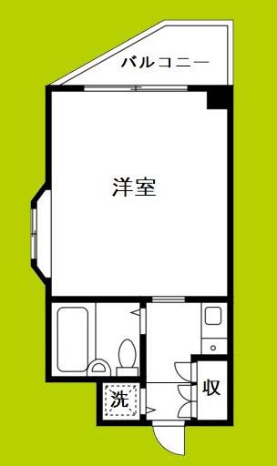 リエス天王寺東(1K/4階)の間取り写真