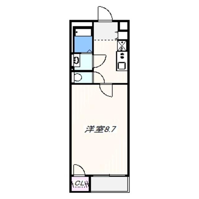 クレイノアペルト泉佐野I(1K/1階)の間取り写真