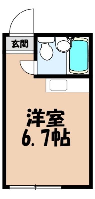 メゾンホワイト(ワンルーム/3階)の間取り写真