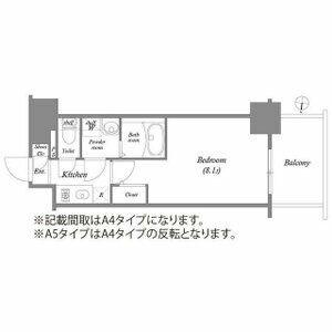 エスリード新栄マルス(1K/10階)の間取り写真