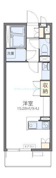 レオネクストパレット(ワンルーム/2階)の間取り写真