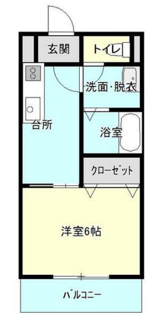 エスポワール壱番館(1K/5階)の間取り写真