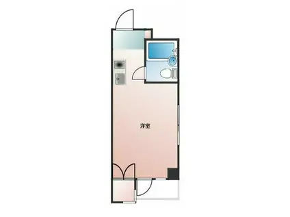 ラフォーレ相武台(ワンルーム/1階)の間取り写真